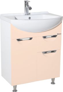 Тумба под раковину Bellezza Альфа 55см бежевая 00000005236